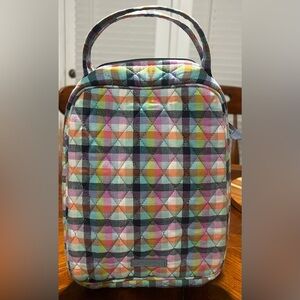 Vera Bradley Insulated School Work Lunch Bunch Bag in GINGHAM PLAID Cooler